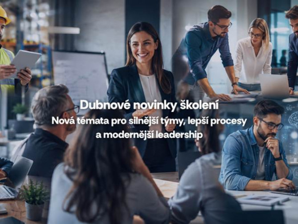 Dubnové novinky v nabídce školení: od integrovaných systémů až po moderní leadership a AI